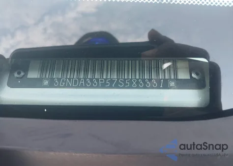 2007 Chevrolet Hhr Lt из США, поврежденный, VIN 3GNDA33P57S583331